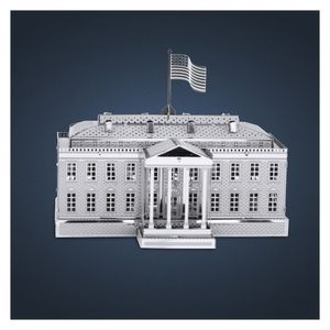 Metal Earth® White House 3D Metal Model Kit New in Package (scuffed see …